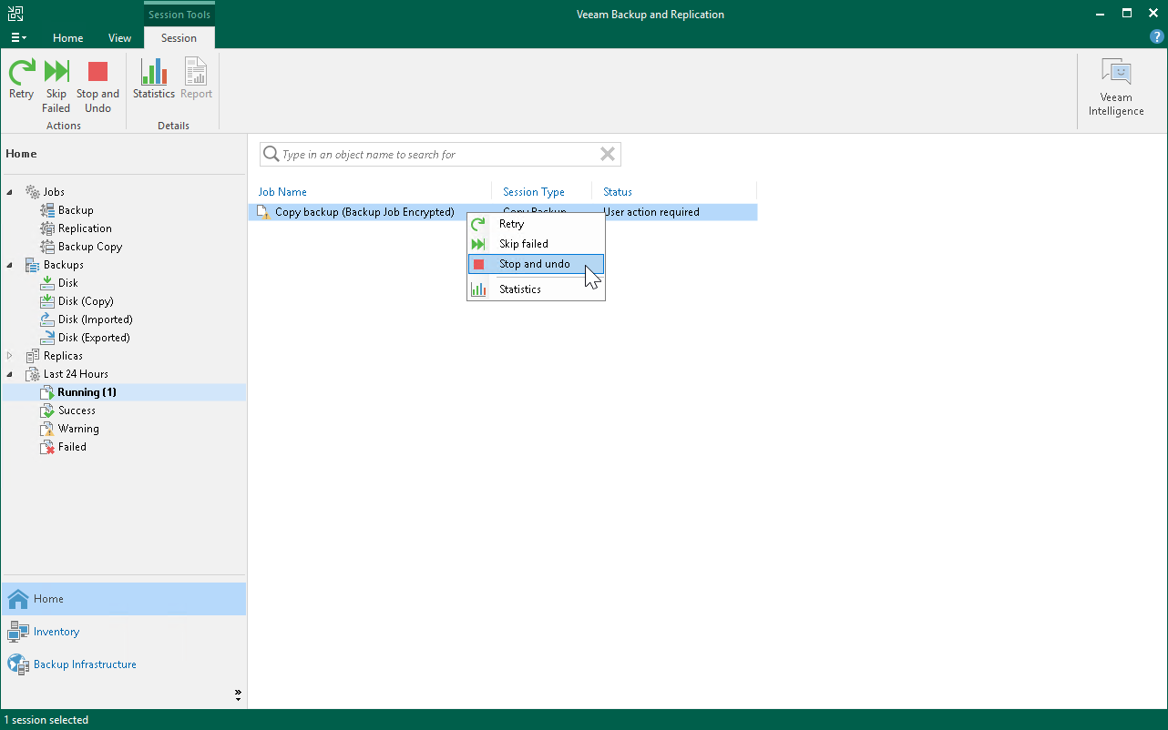 Retry Copy Operation