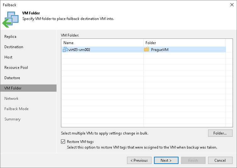 Select folder Step 7. Select Folders