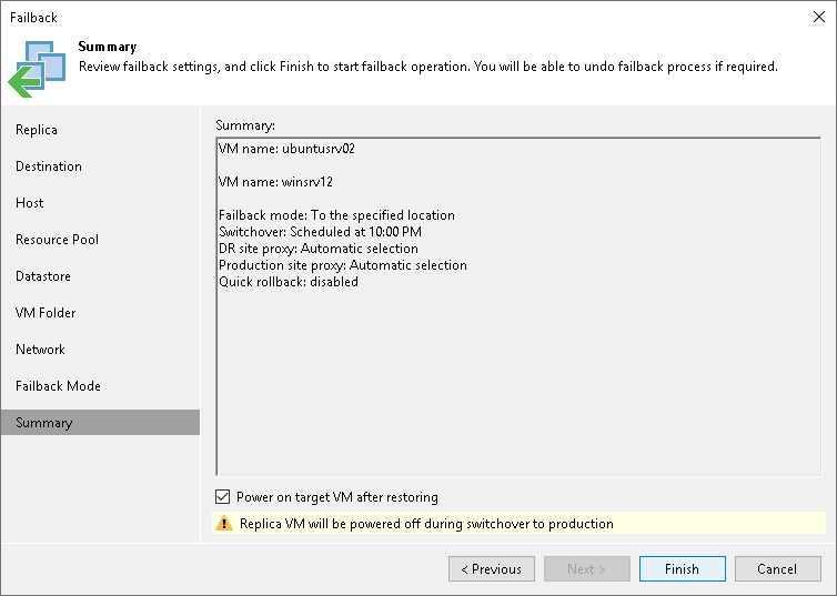 Step 11. Review Summary and Finish Working with Wizard
