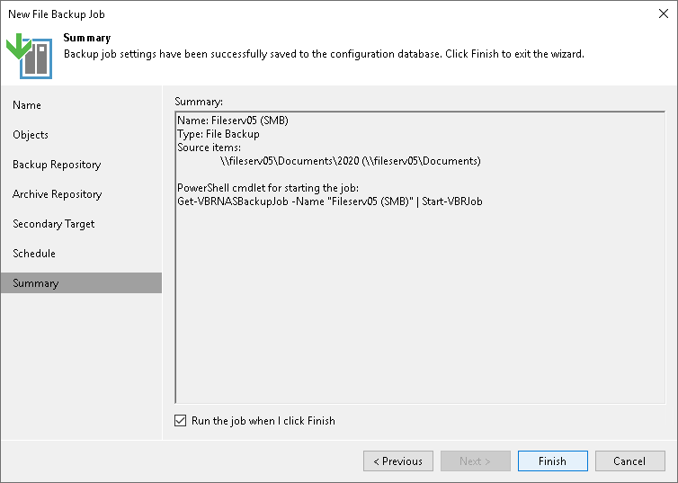 Finish Working with Wizard Step 9. Finish Working with Wizard
