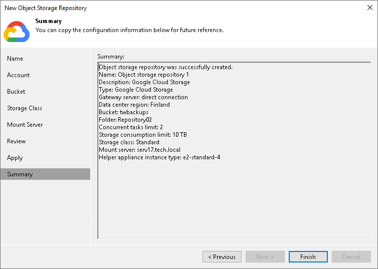 Step 9. Finish Working with Wizard