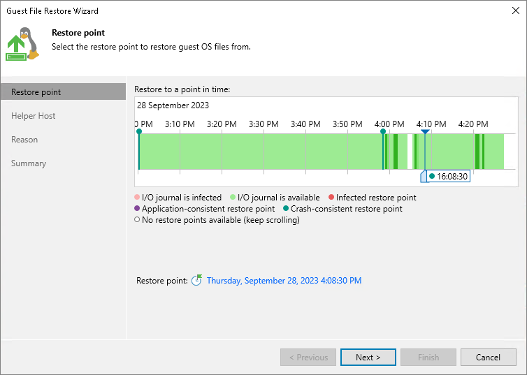Step 3. Select Restore Point