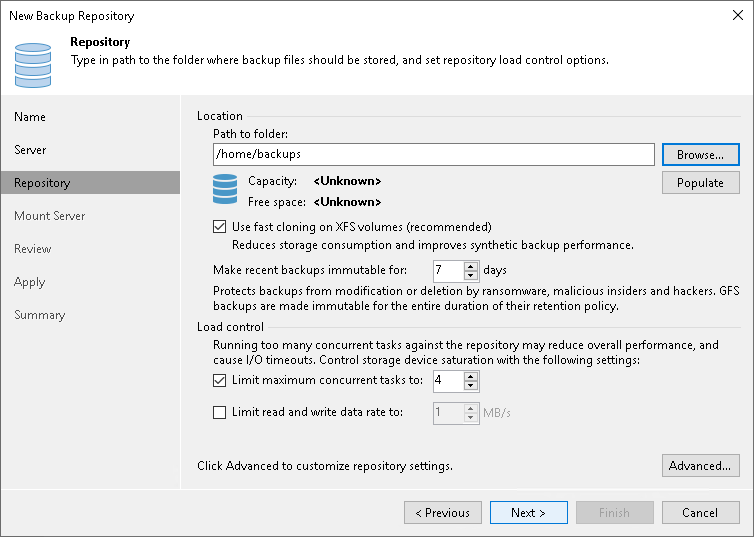 Step 4. Configure Hardened Repository Settings