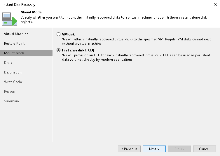 Step 4. Select Mount Mode