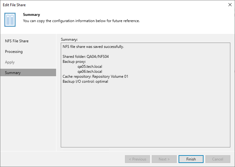 Step 6. Finish Working with Wizard