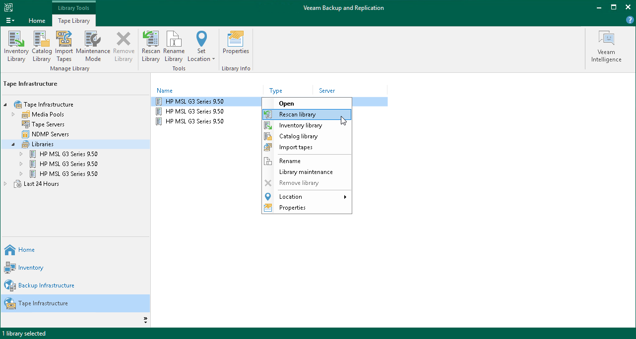 Rescanning Tape Devices