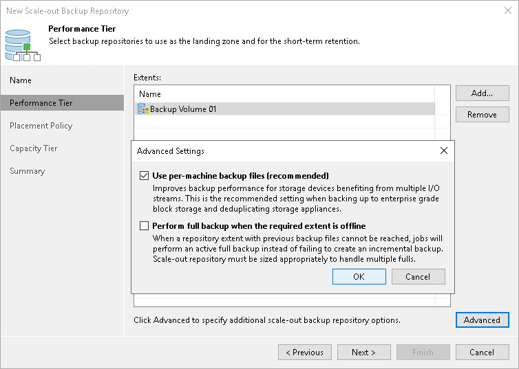 Step 3. Add Performance Extents