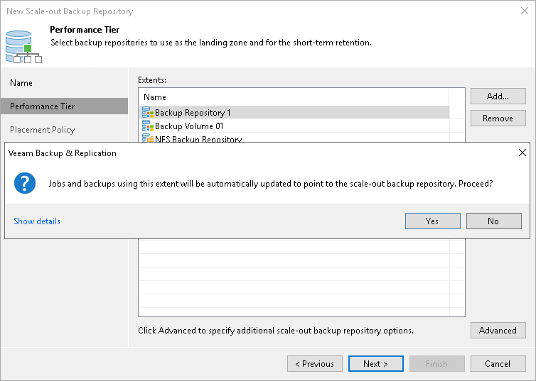 Step 3. Add Performance Extents