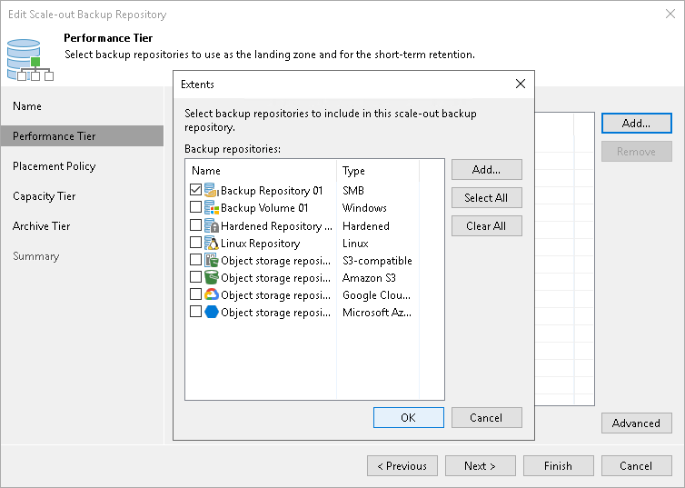 Extending Scale-Out Repositories