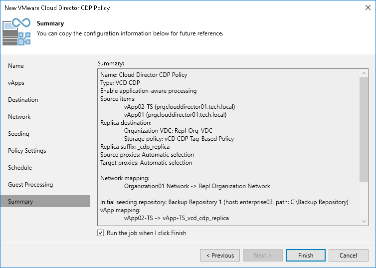 Step 14. Finish Working with Wizard