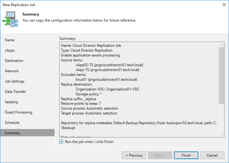 Step 14. Finish Working with Wizard