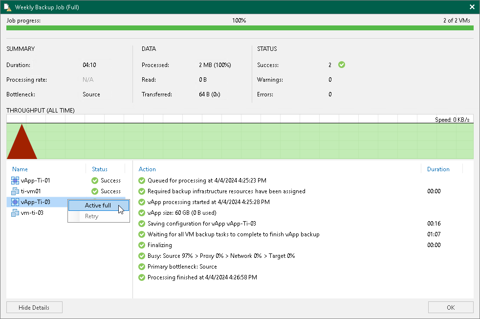 Managing Cloud Director Backups and Jobs