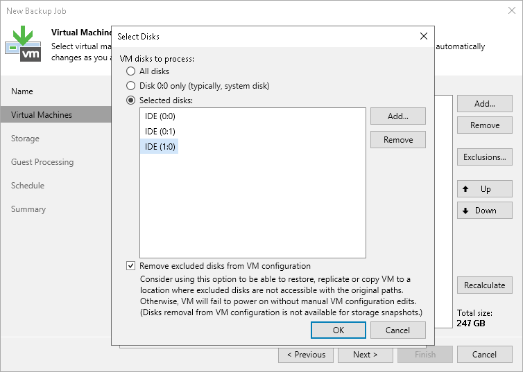 Step 4. Exclude Objects from Backup Job