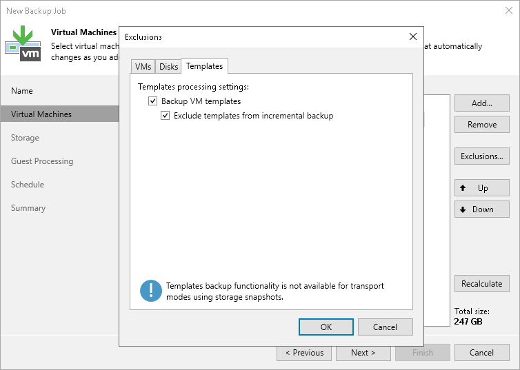 Include VM Template VMs and VM Disks
