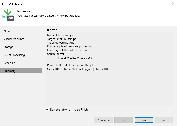 Finish Working with Wizard Step 12. Finish Working with Wizard