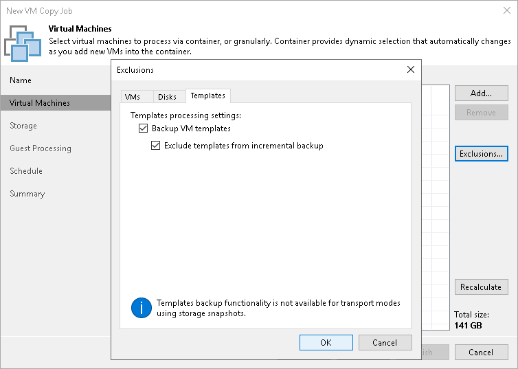 Step 4. Exclude Objects from VM Copy Job