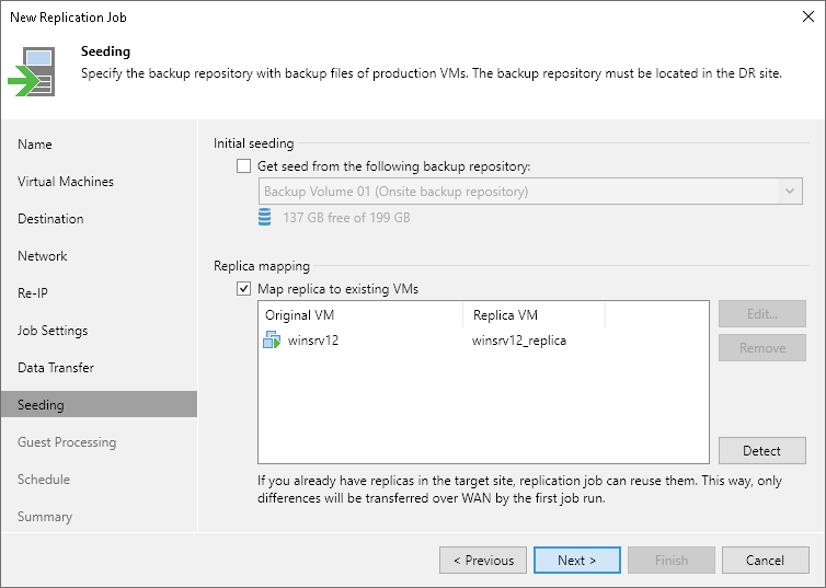 Step 13. Define Seeding and Mapping Settings