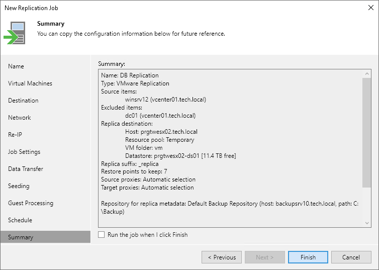 Step 16. Finish Working with Wizard