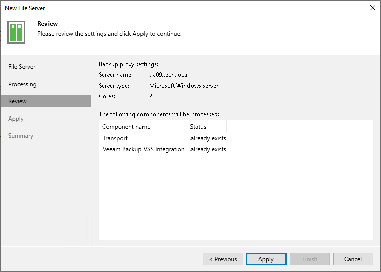Step 4. Review Components to Install