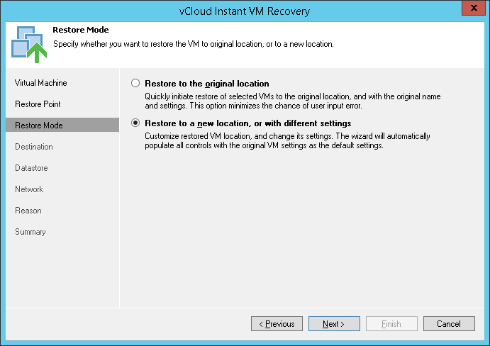 Step 3. Select Restore Mode