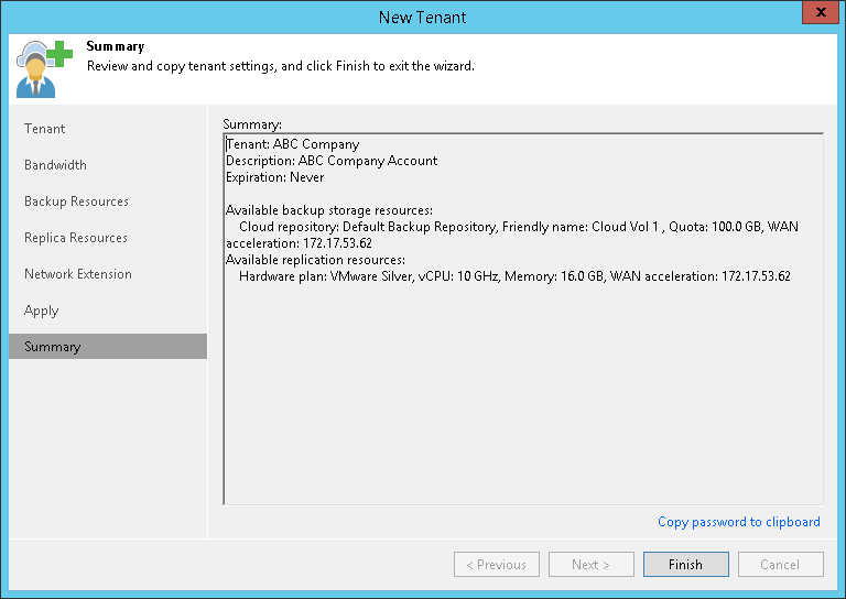 Step 8. Finish Working with Wizard