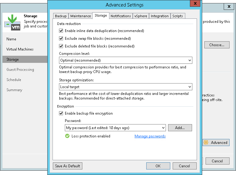 Creating Backup Jobs