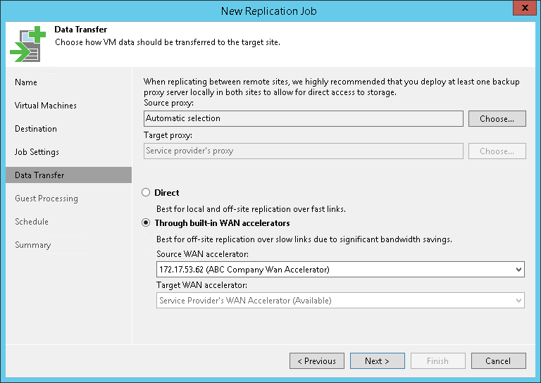 Configuring Source WAN Accelerators