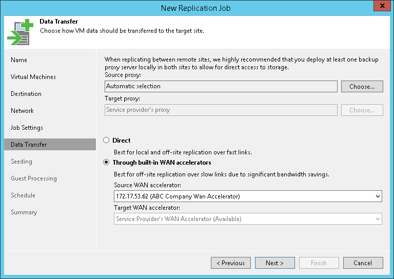 Creating Replication Jobs