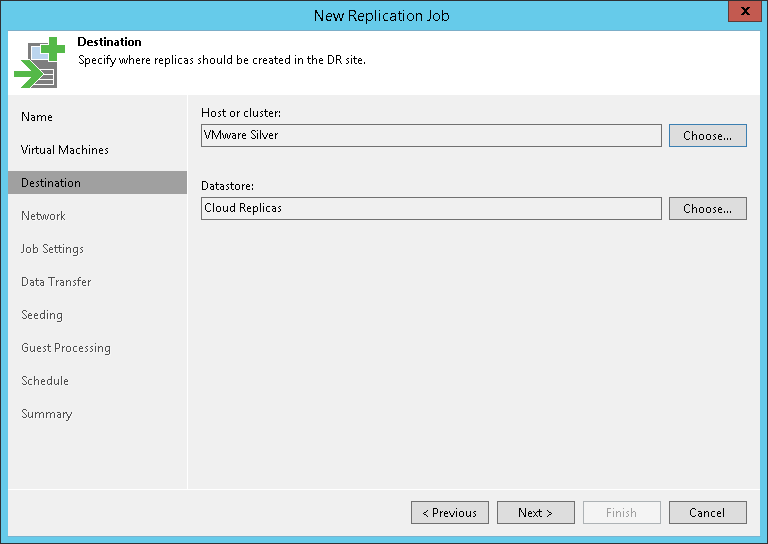 Creating Replication Jobs