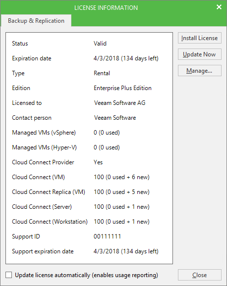 Installing License