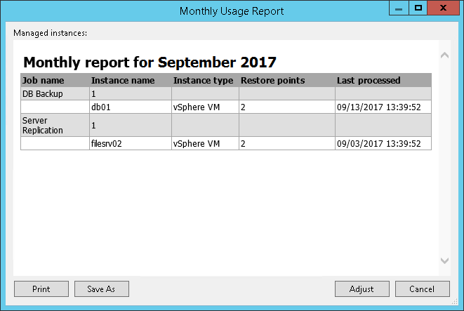 Reviewing License Usage Report