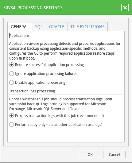 Preparing an Application-Consistent Backup