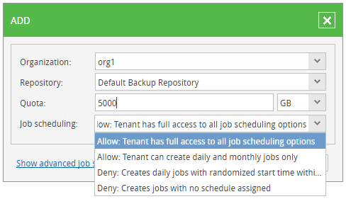Configuring vCloud Director Organization Settings