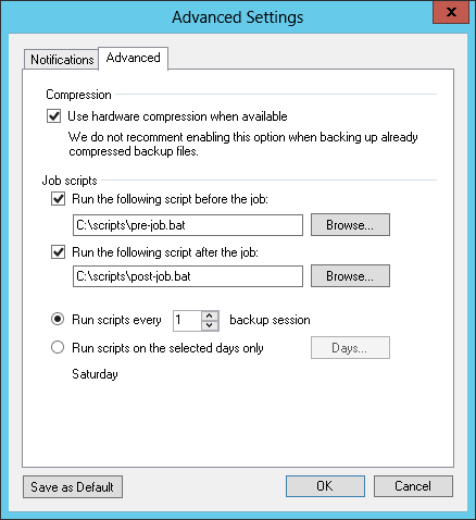 Advanced Settings