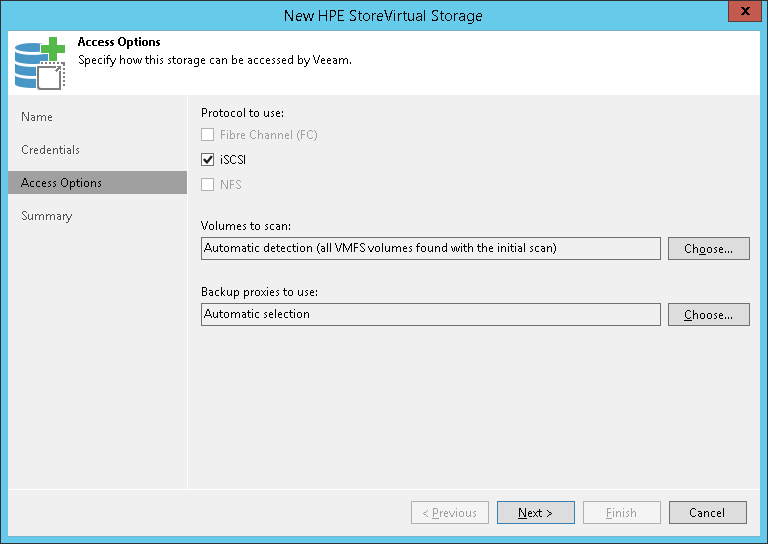 Step 4. Specify Access Options