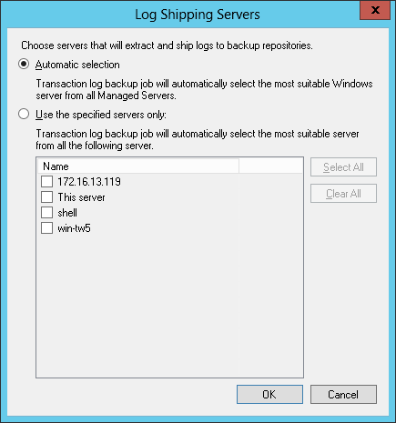 Log Shipping Server