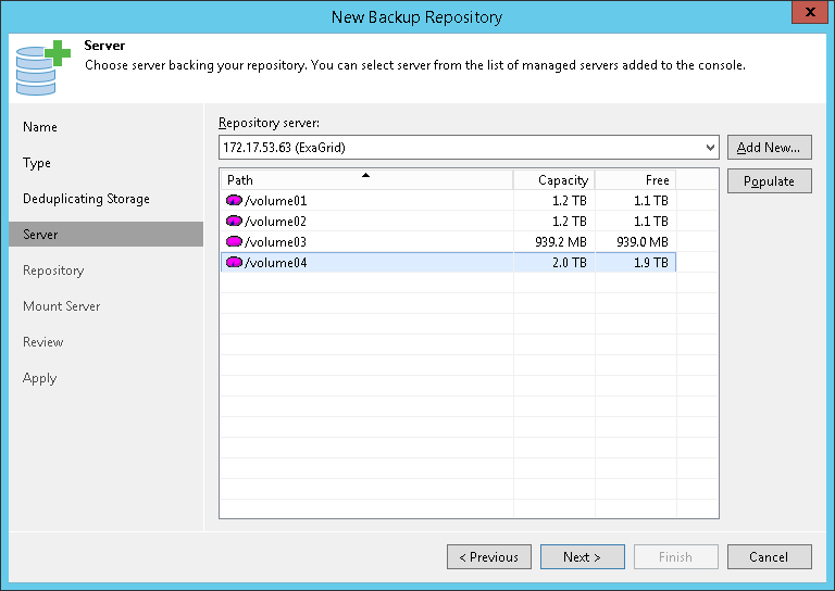 Step 5. Specify Server or Shared Folder Settings