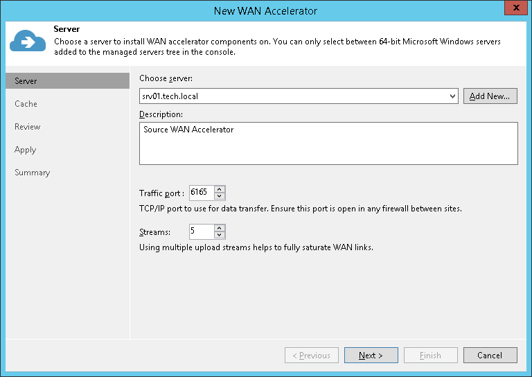 Step 2. Choose Server