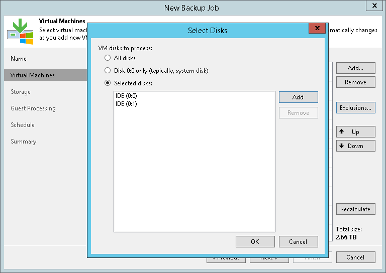 Step 4. Exclude Objects from Backup Job