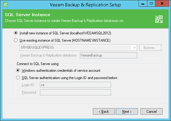 Step 8. Select Microsoft SQL Server