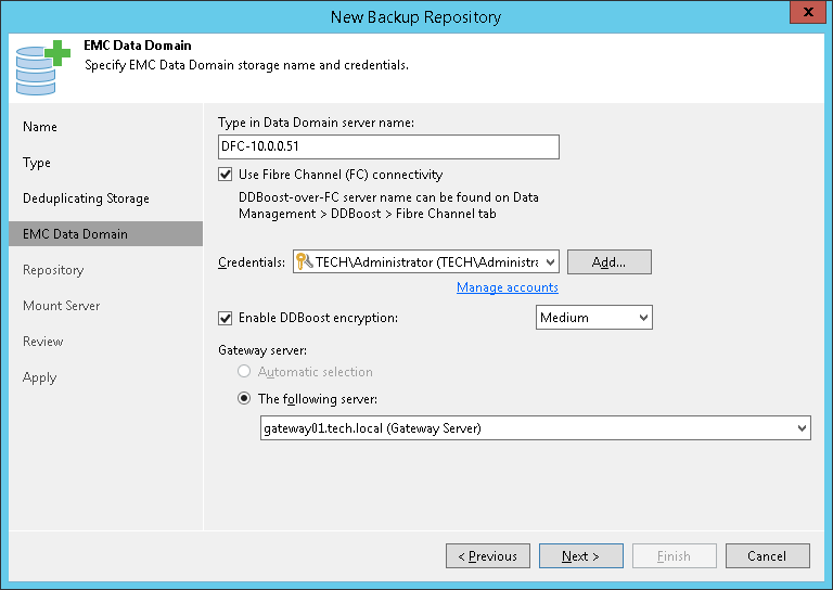 Step 5. Specify Server or Shared Folder Settings