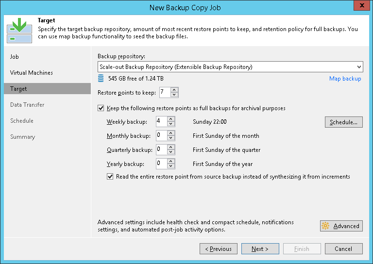 Methods for Archive Backups Creation