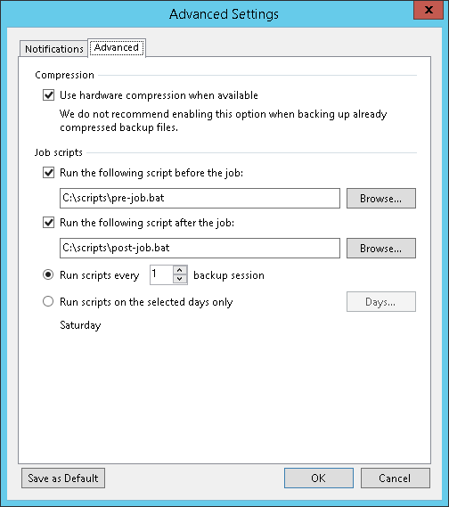 Advanced Settings