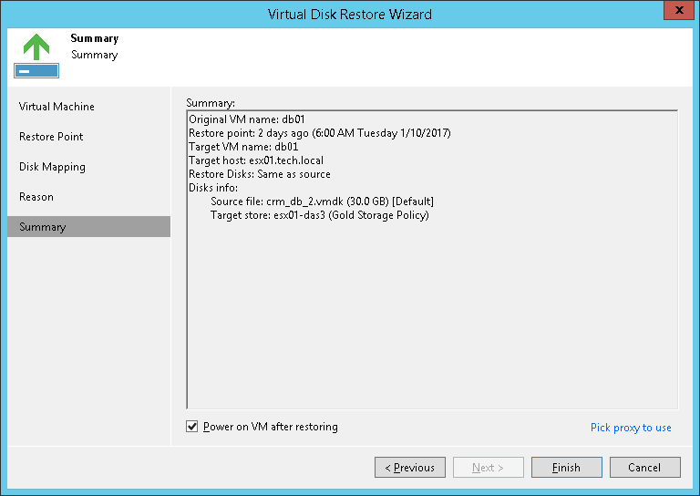 Step 6. Finish Working with Wizard