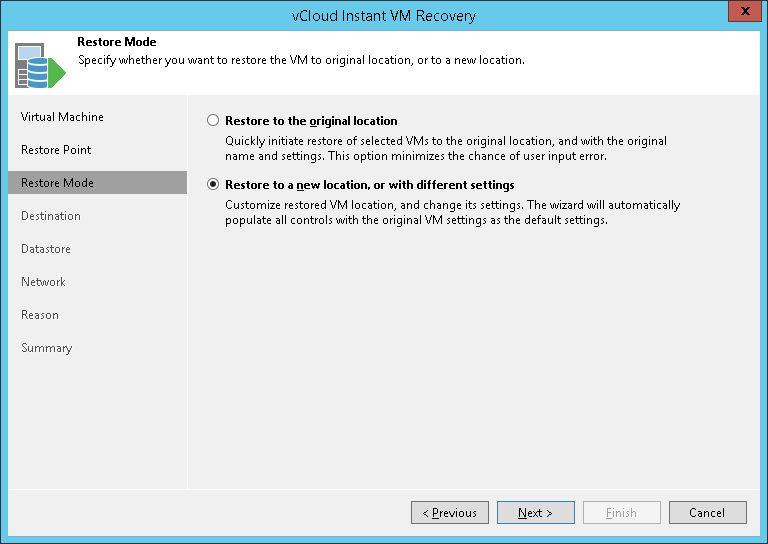 Step 3. Select Restore Mode