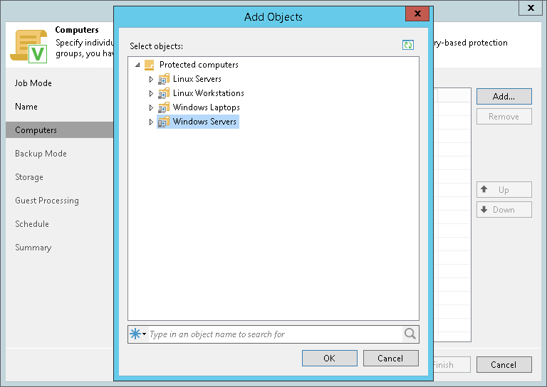 Step 4. Select Computers to Back Up