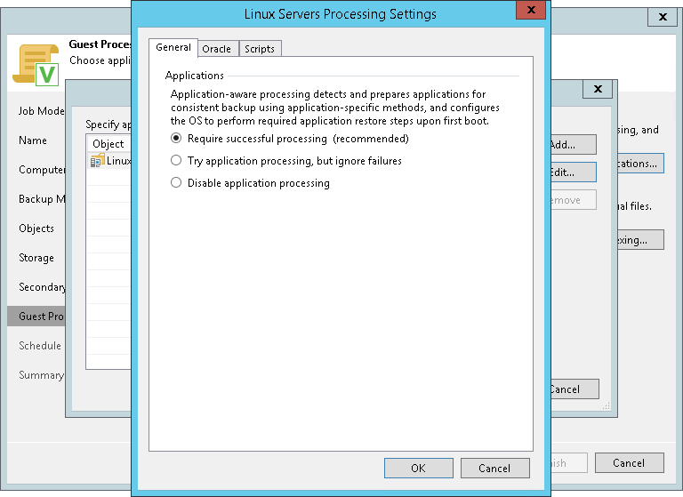 Application-Aware Processing