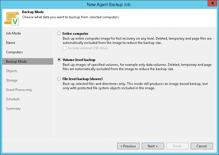 Step 5. Select Backup Mode
