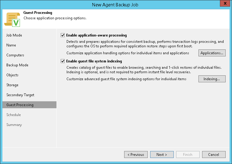 Step 11. Specify Guest Processing Settings