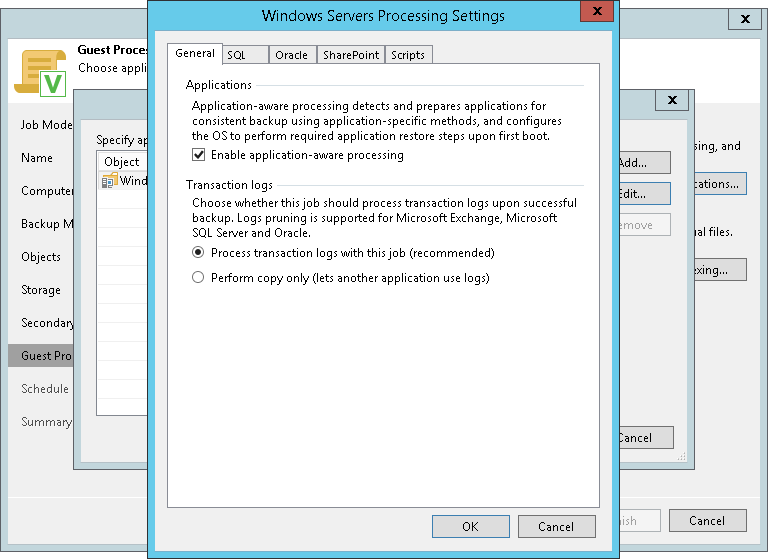 Application-Aware Processing